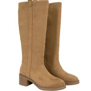 New Kensie Tall Boots, Tan, Size 7